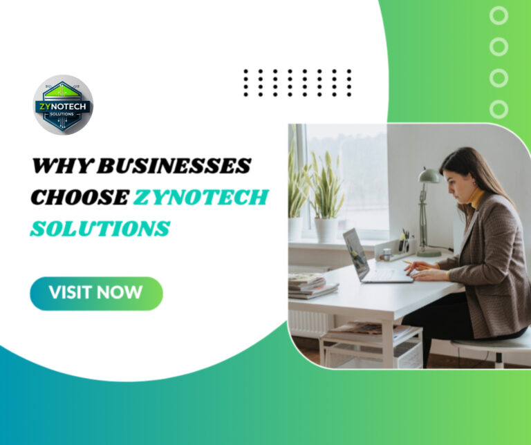 Why Businesses Choose Zynotech Solutions for Professional Web Development Services